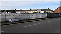 ST3387 : Fenced-off site of the former King pub, Somerton, Newport by Jaggery