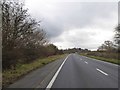 A3088 on embankment over Ball