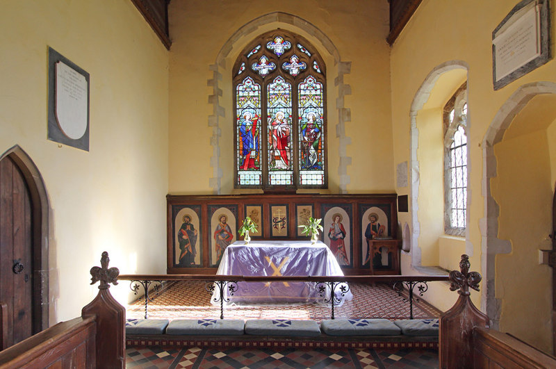 St Andrew, Brockley - Sanctuary © John Salmon :: Geograph Britain and ...