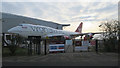 Jumbo Jet at Cambridge Airport