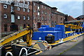 Boats and former warehouses by the Basin at Newark on Trent