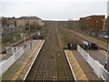 View from the footbridge at New Barnet station