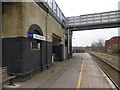 View under the footbridge at New Barnet station