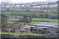 View above farm at Thoralby