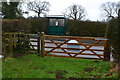 Gate of recreation ground, Stoke Bruerne