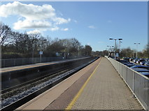 ST0413 : Railway and platforms at Tiverton Parkway station by Rod Allday
