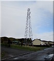 Electricity pylon in the north of Brynmawr