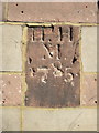 SJ4166 : Chester City boundary stone on Ye Gardeners Arms by John S Turner