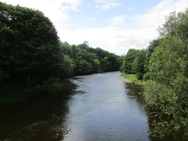 The River Annan above Hoddam Bridge © Jonathan Thacker :: Geograph ...