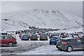 NO1477 : Car park at Glenshee Ski Centre by Nigel Corby