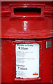 Detail, Postbox on The Crescent, Filey