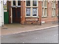 Plaque on former Free Library, now a branch of Wetherspoon