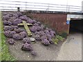 Cross beside the Seldown Bridge underpass, Poole