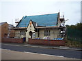 Church under repair on Seamer Road (A64)