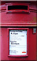 Detail, Postbox on Park Avenue, Falsgrave