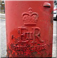 Cypher, Elizabeth II postbox on Gladstone Road, Scarborough