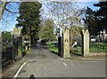 Leabrooks - Cemetery gates