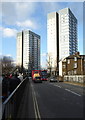 Blocks of flats in Abbey Road