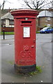 TA0386 : George V postbox on Edgehill Road, Scarborough by JThomas