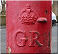 TA0388 : Cypher, George V postbox on Dean Road, Scarborough by JThomas