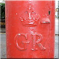 Cypher, George V postbox on West Bank, Scarborough