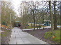 Footpath to underpass from Eversley at Tanhouse Road