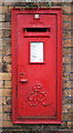 TA0387 : Close up, George VI postbox on Westbourne Grove, Scarborough by JThomas
