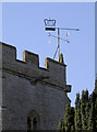 Royal crown atop the tower