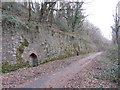 Cyclepath and former railway line near Church Village