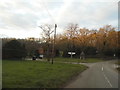 Littleford Lane at the junction of Blackheath Lane