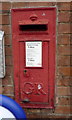 Close up, George V postbox on Colescliffe Road, Scarborough