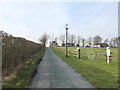 Path from Mossborough Road to Moor Game Farm, Rainford