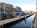 Norma Dorothy and Kilbreck, narrowboats in Brentford Lock basin