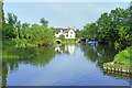 Weirs by former Little Baddow Mill, 1988