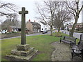 Stone cross at junction of Course Lane and Cobb