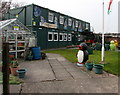 Penguin at the entrance to Bettws Environmental Heritage & Leisure Centre, Newport