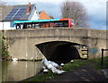 Bus crossing Nottingham Road Bridge No 17