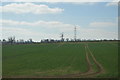 Pylon and farmland