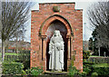 Queen Victoria sculpture, Shankill Graveyard, Belfast - March 2016(1)