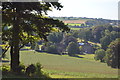 View towards Swarling Manor Farm