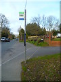 Bus stop at Warnham Gate on Worthing Road