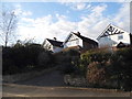 Houses on Hullbrook Lane, Shamley Green