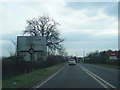 A3400 nearing Fosse Way roundabout