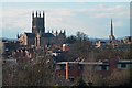 SO8554 : Worcester Cathedral: view from Fort Royal Hill by Jim Osley