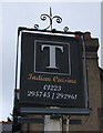 Sign for the Tamarind Indian Restaurant