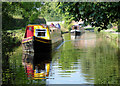 Narrowboats near St Martin