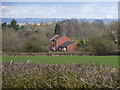 Houses on edge of Himbleton, Worcestershire