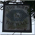 Sign for the Hole in the Wall Inn, Little Wilbraham