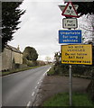 Do not follow Satnav, Hyde Hill near Minchinhampton