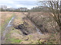 SD4606 : Field drain and path near Slate Farm by Gary Rogers